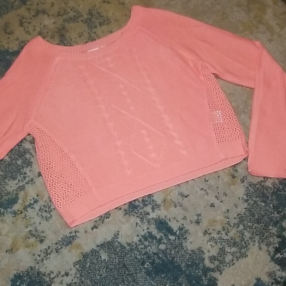 Juniors cropped sweater - Picture 4 of 14